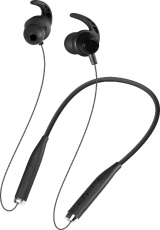 Bluetooth Headset Drahtloses Stereo Kopfhörer mit Mikrofon und Bedienungstasten am Kabel OutFit B730 schwarz