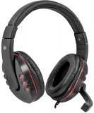 Gaming Headset Kopfhörer mit Mikrofon Warhead G 160 2x3,5 Kabel 2,5m black/red