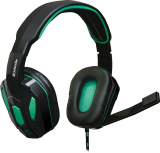 Gaming Headset Kopfhörer mit Mikrofon Warhead G275 2x3,5 Kabel 1,8m green/black