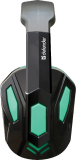 Gaming Headset Kopfhörer mit Mikrofon Warhead G275 2x3,5 Kabel 1,8m green/black