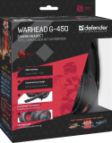 Gaming Headset Kopfhörer mit Mikrofon Warhead G 450 LED USB Kabel 2,3m black/red