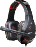 Gaming Headset Kopfhörer mit Mikrofon Excidium 2 x 3,5mm Kabel 2,2m black/red