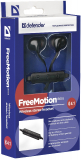 Bluetooth Headset Drahtloses Stereo Kopfhörer mit Mikrofon und Bedienungstasten am Kabel FreeMotion B655 schwarz